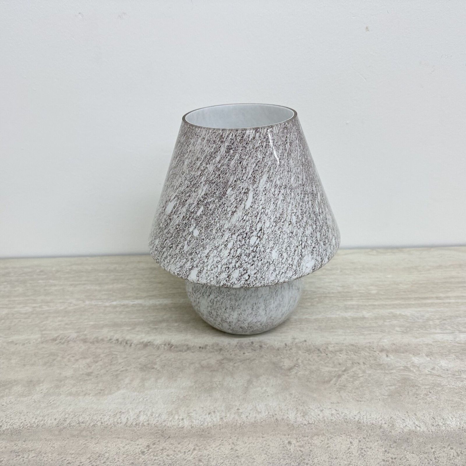 photo for sale Mid Century Design Paddenstoel Glazen Tafellamp, Jaren 1970