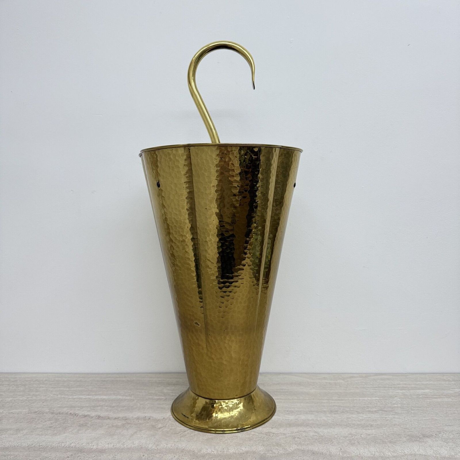 Mid Century Design Brass Umbrella Stand , 1970’s