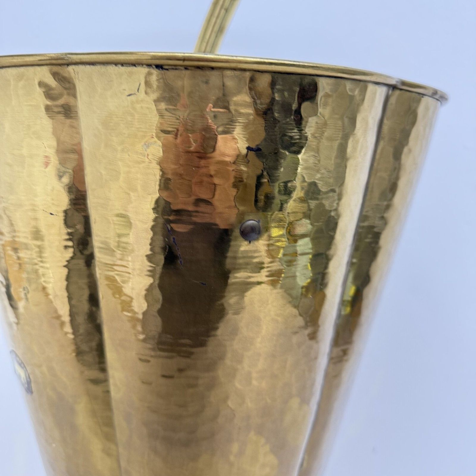 Mid Century Design Brass Umbrella Stand , 1970’s photo vinterior