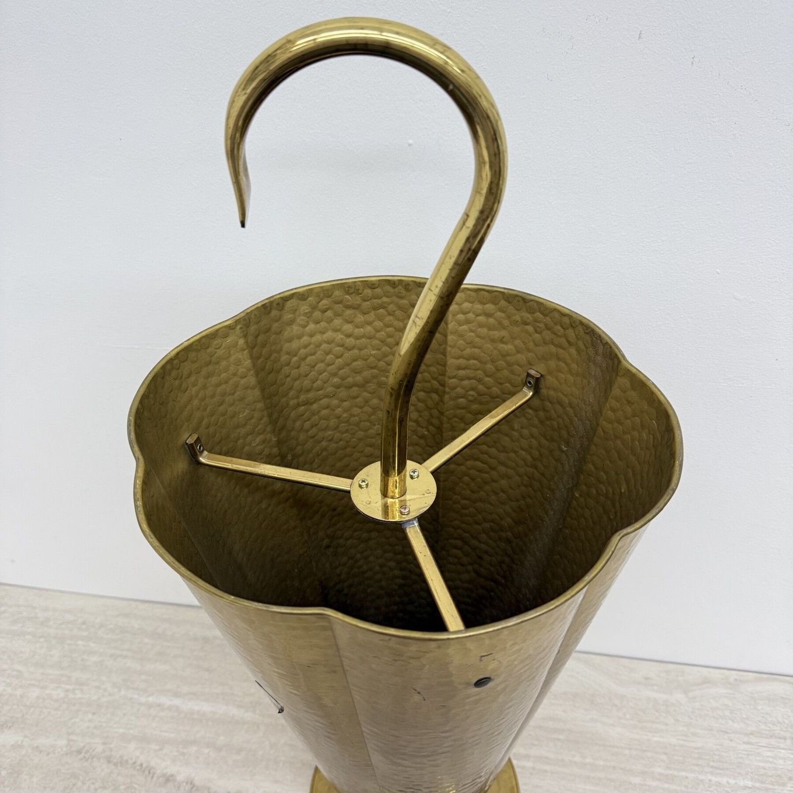 Mid Century Design Brass Umbrella Stand , 1970’s photo buy