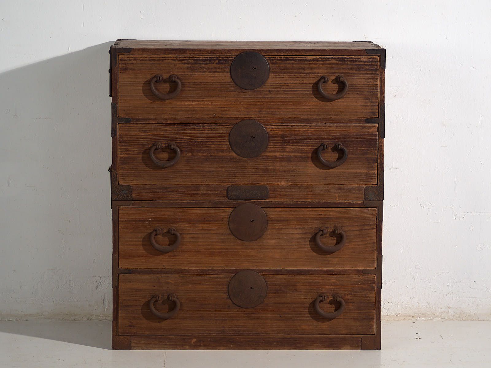 Antique Japanese Tansu Chest Of Drawers – Meiji / Taishō Period (C.1868 1926) #81 photo 2615.0
