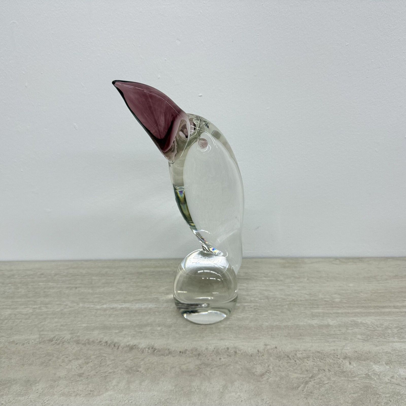 Zeldzaam Groot Gesigneerd Glazen Sculptuur Van Een Toekan, Livio Seguso, Murano, Jaren 1970 photo 458.0
