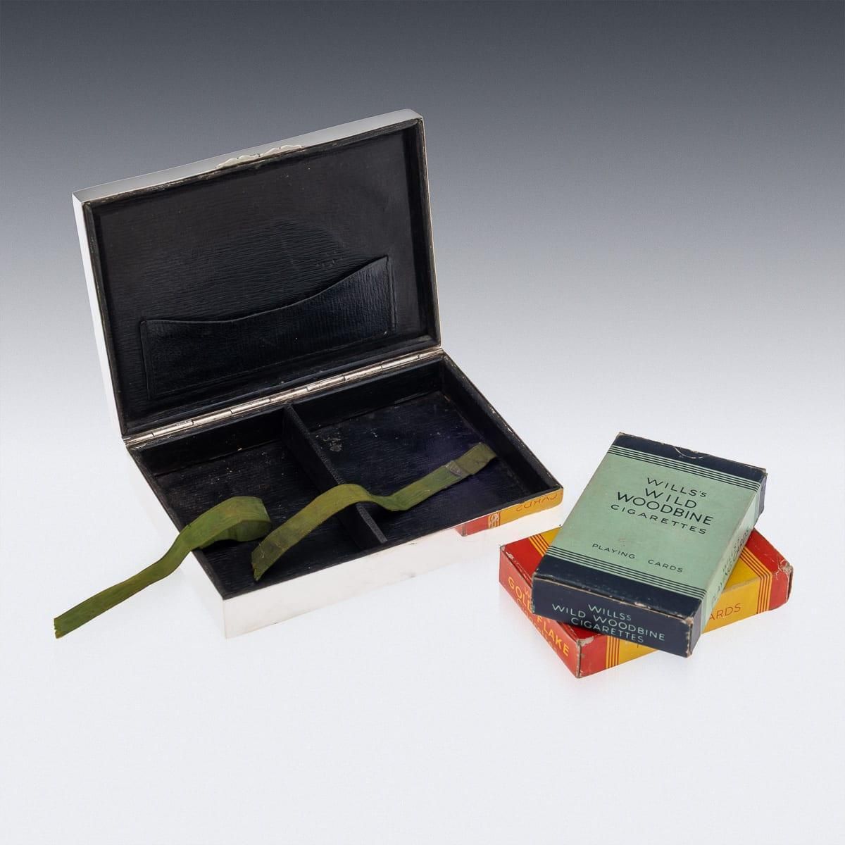 photo furniture Edwardian Solid Silver Playing Cards Box By Levi & Salaman, 1902