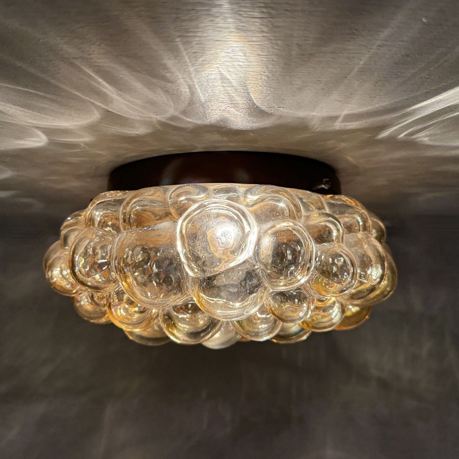 Helena Tynell Bubble Glass Flush Mount Ceiling Lamp, Jaren 1970, Duitsland photo 914.0