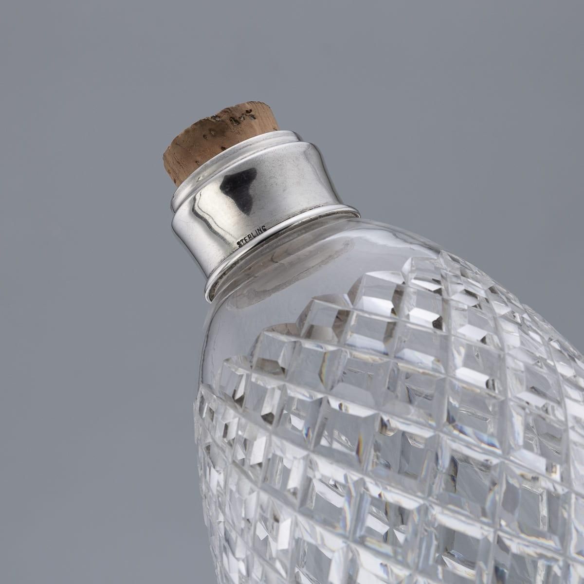 photo buy Antique Tantalus By Tiffany & Co., Solid Silver & Cut Glass, 1920