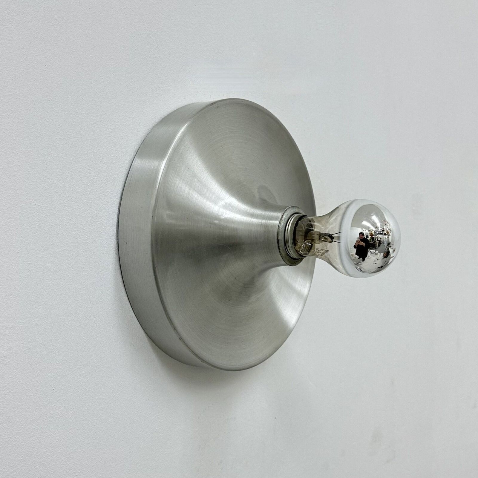 photo for sale Mid Century Design Honsel Disc Lamp , 1970s Attributed To Charlotte Perriand For Les Arcs