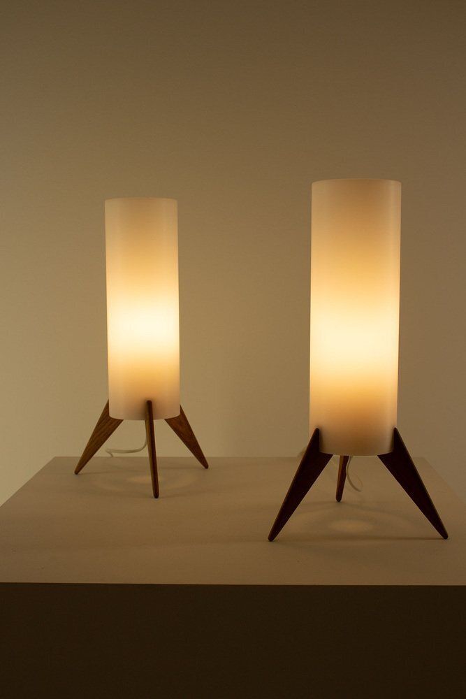 Raketen Table Lamps From Luxus, Sweden, 1960s, Set Of 2 photo buy