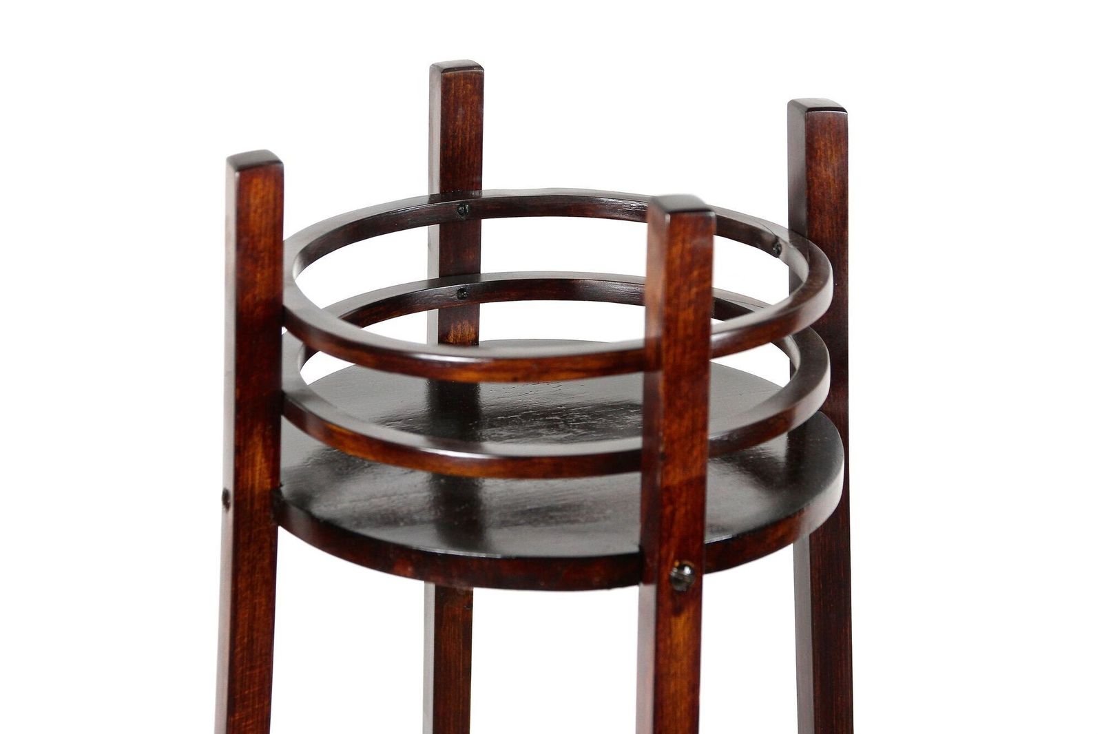 20th Century Art Nouveau Bentwood Pedestal By Thonet   Mod. 9531, At Ca. 1906 photo furniture