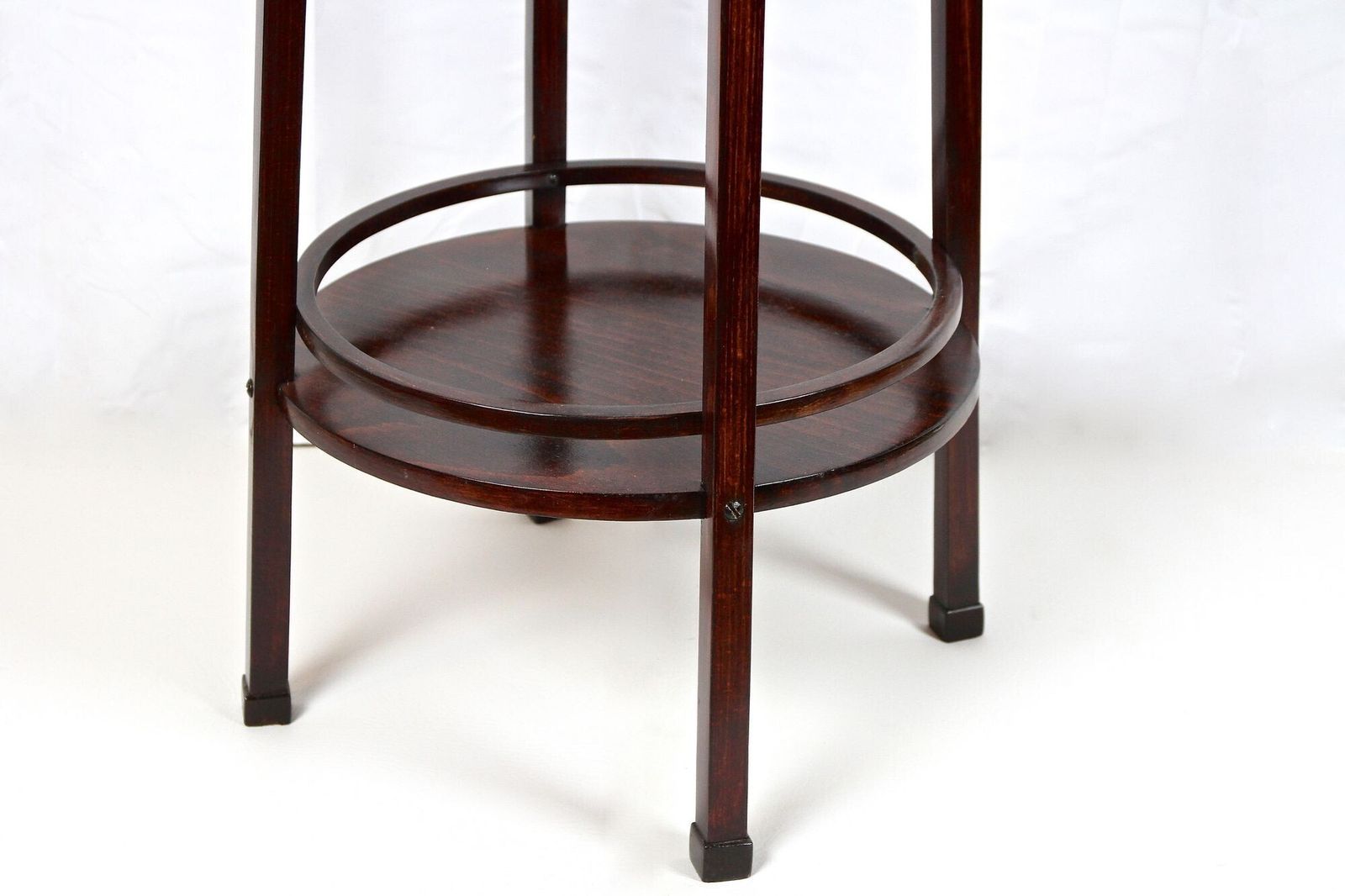 20th Century Art Nouveau Bentwood Pedestal By Thonet   Mod. 9531, At Ca. 1906 photo for sale