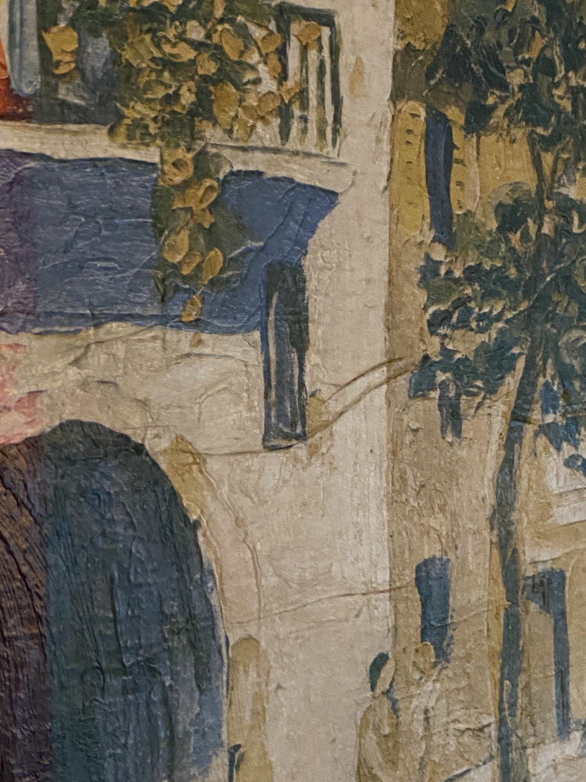 Chandos 1960s Oil On Canvas, Contemporary photo vintage
