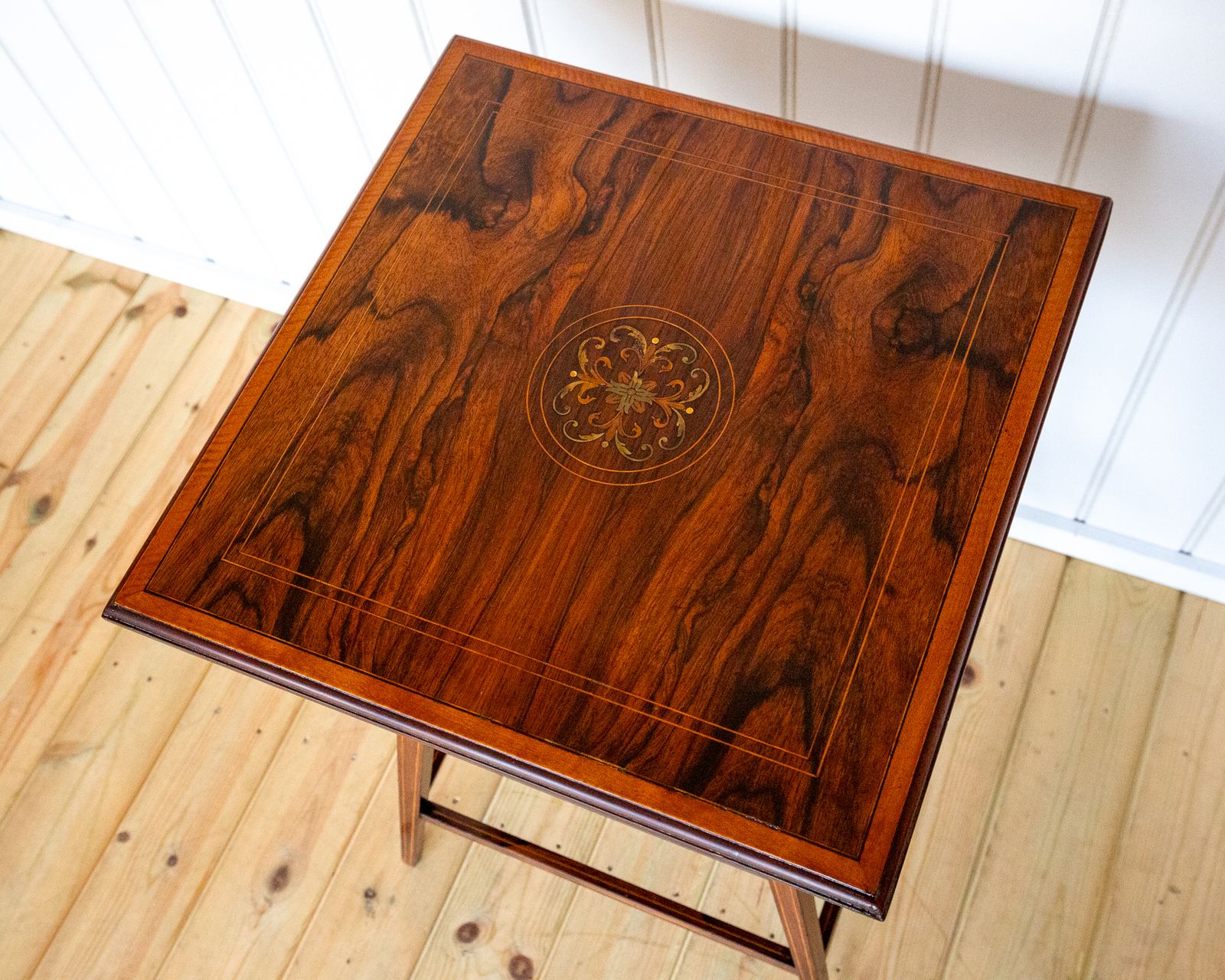 Antique Rosewood Side Table Edwardia.N Decorative Inlaid Lamp Tabl.E Fine Country House Early 20th C 1900s photo furniture