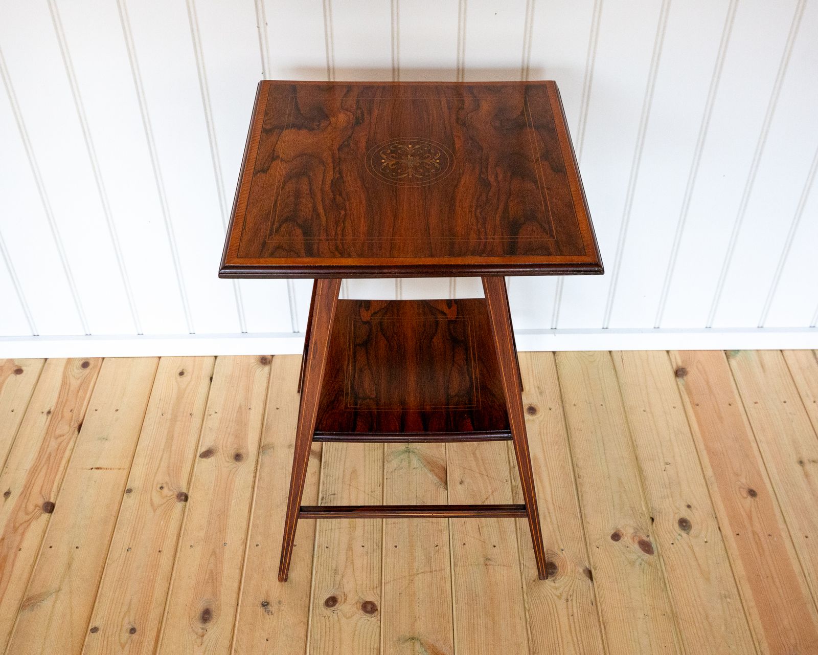Antique Rosewood Side Table Edwardia.N Decorative Inlaid Lamp Tabl.E Fine Country House Early 20th C 1900s photo for sale