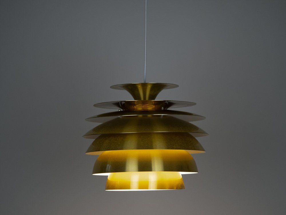Vintage hanglamp van Bent Karlby voor Lyfa, Denemarken, jaren 1970 photo furniture