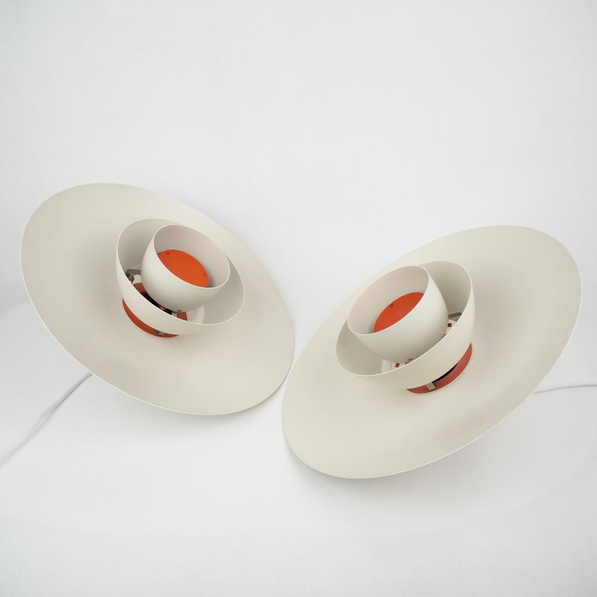 800.0 Vintage Ph 4/3 Hanglampen Van Poul Henningsen Voor Louis Poulsen, Denemarken, 1966, Set Van 2 photo