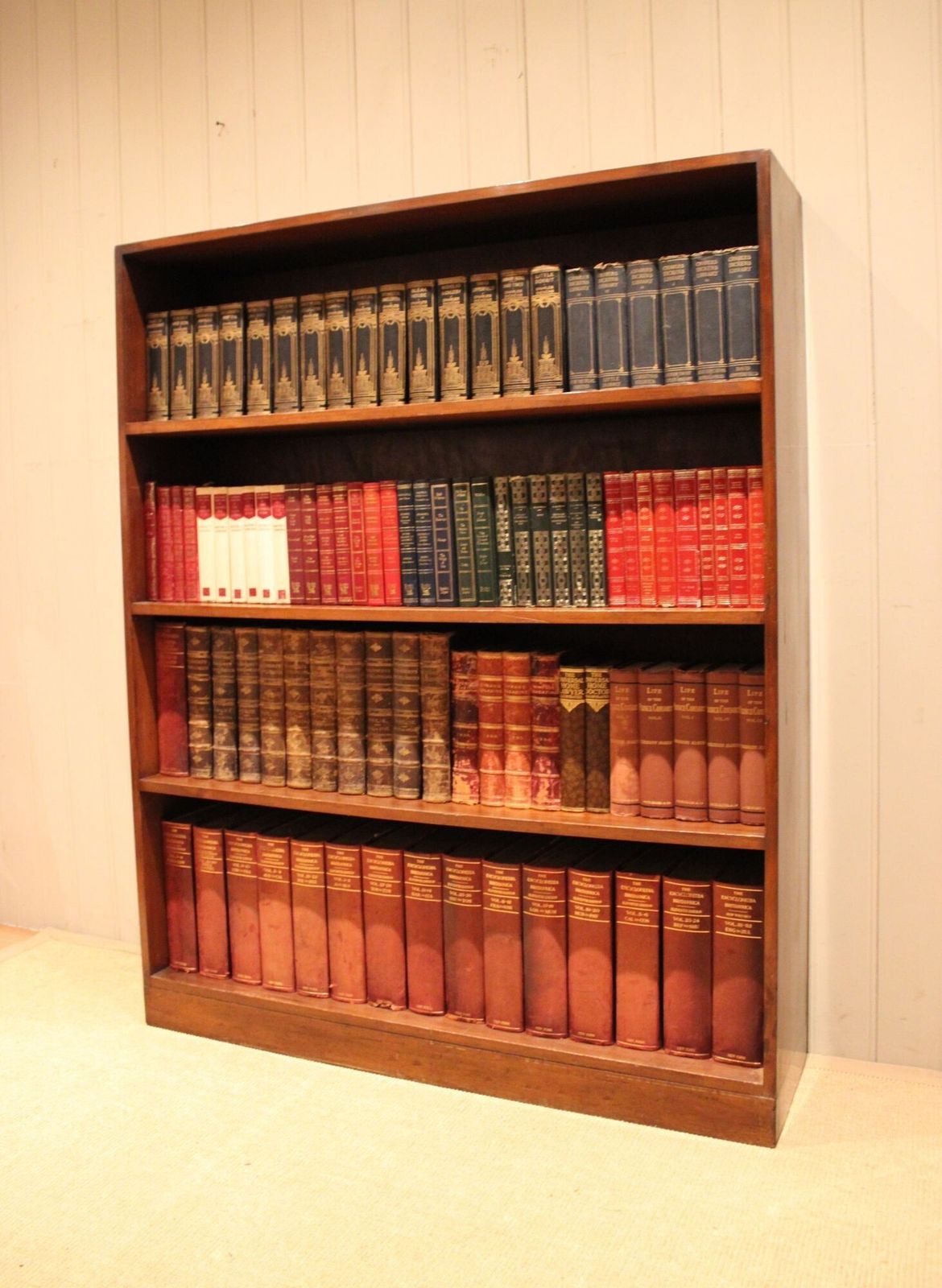 Large Deal Wood Open Bookcase photo 425.0