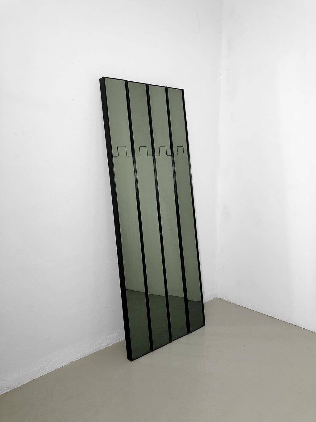 Luciano Bertoncini, Mirrored Coat Rack, "Gronda" By Elco, 1970s photo 3000.0