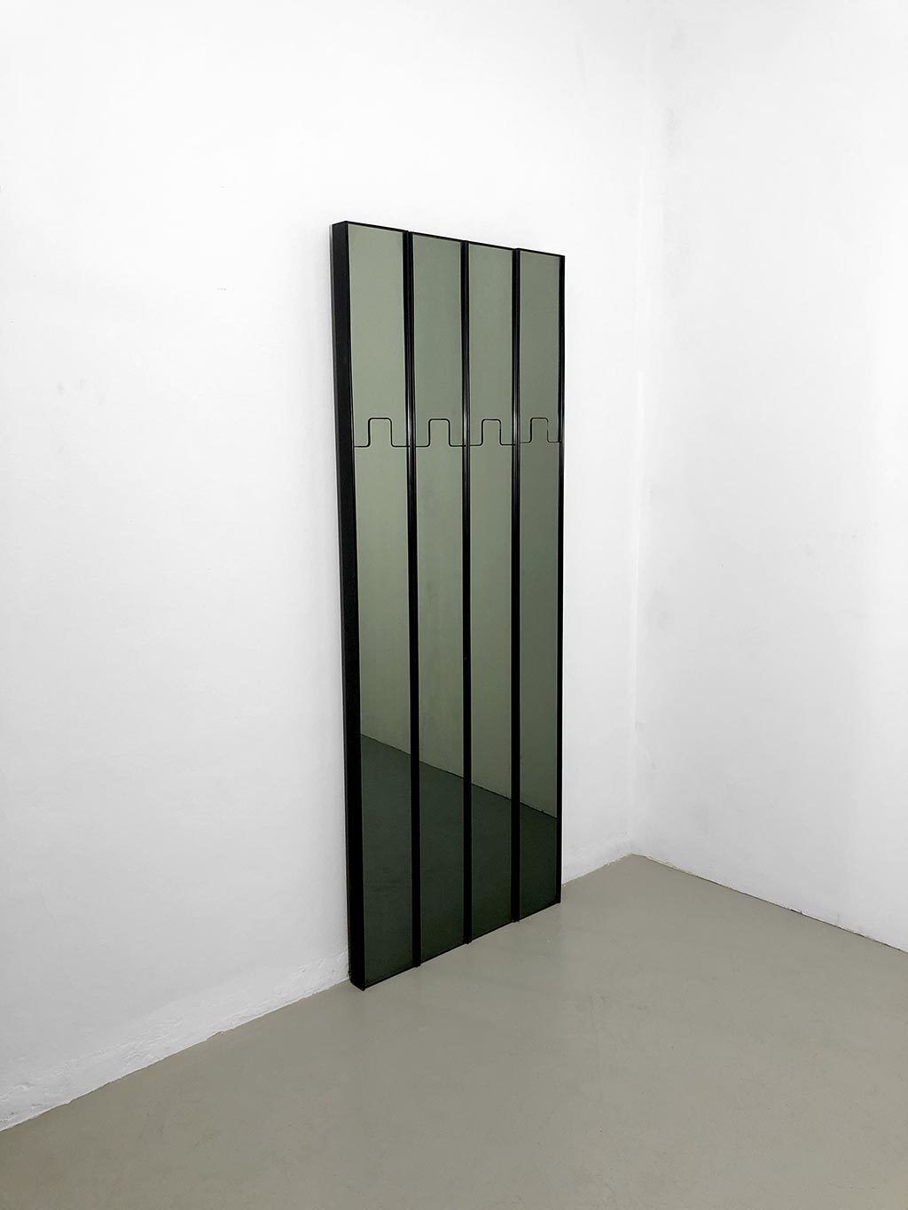 Luciano Bertoncini, Mirrored Coat Rack, "Gronda" By Elco, 1970s photo vinterior