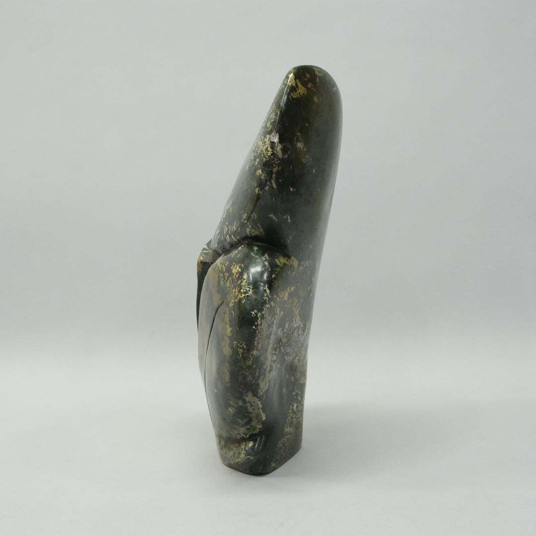 Decorative African Stone Sculpture, Abstract Modernist Signed Zimbabwe Status photo buy