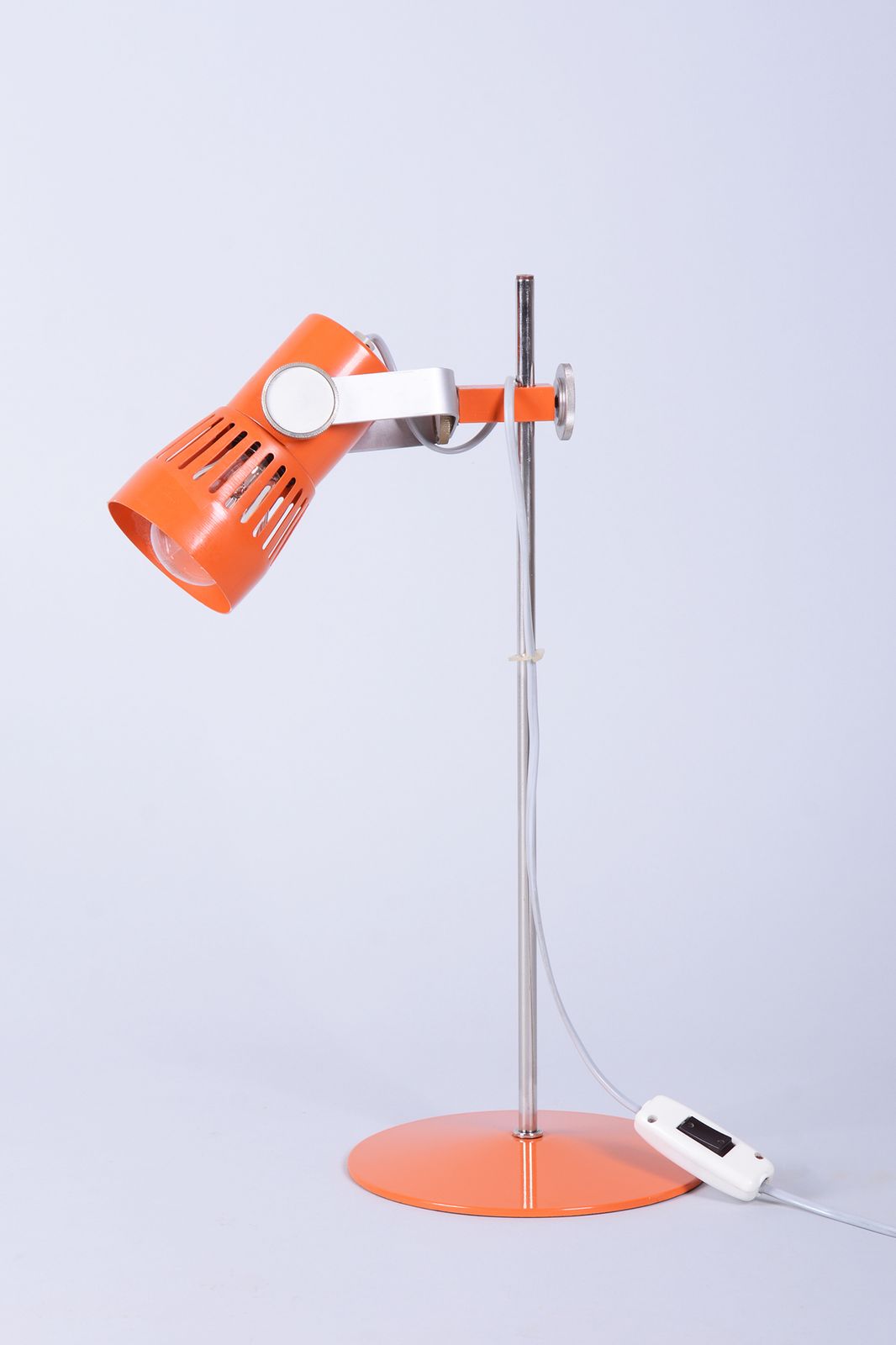 Restored Mid Century Table Lamp, By P. Grus   Kamenický šenov, Czech, 1960s
