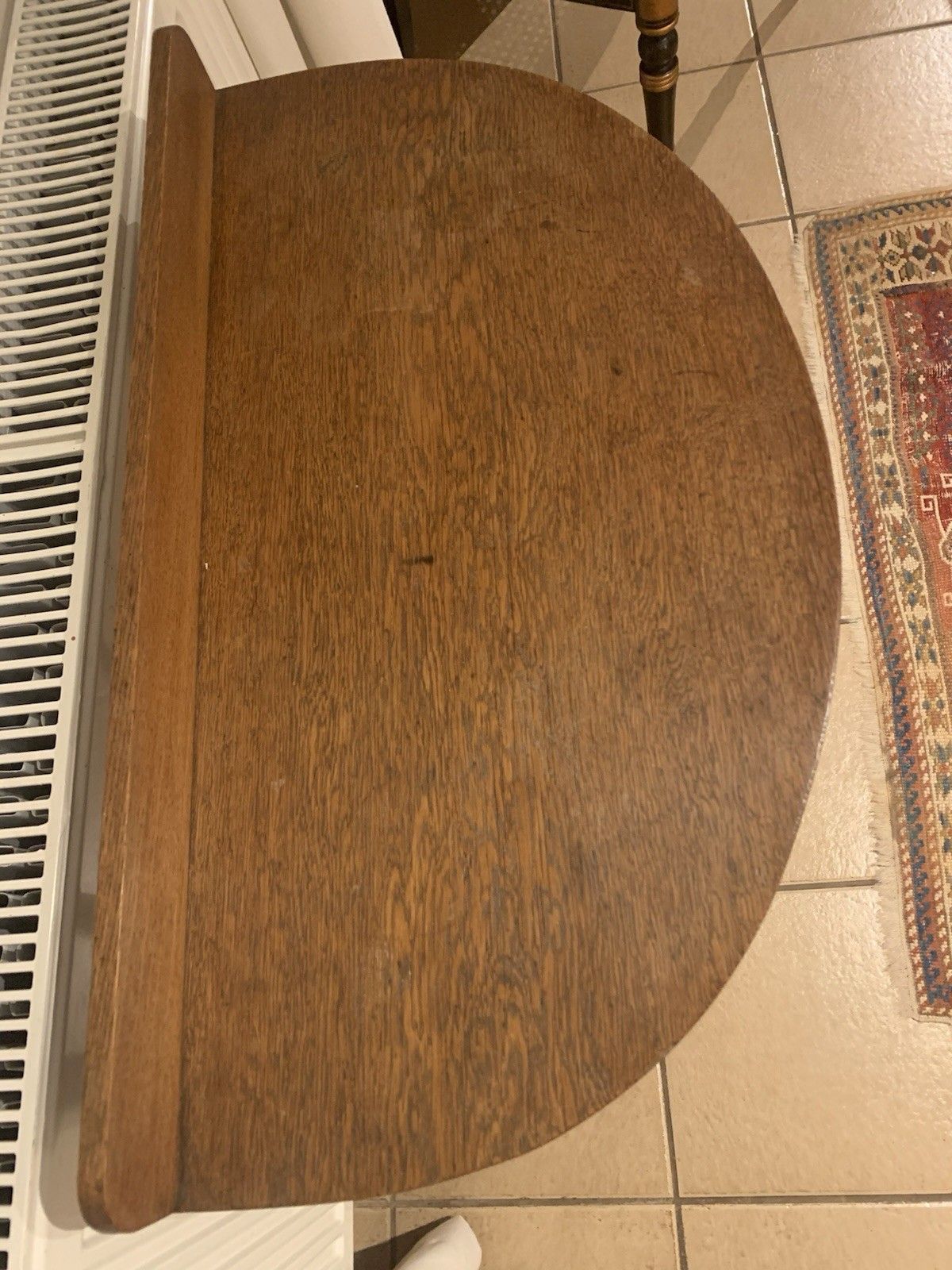 A  Petite 19th Century Demi Lune Side Or Hall Table. photo for sale