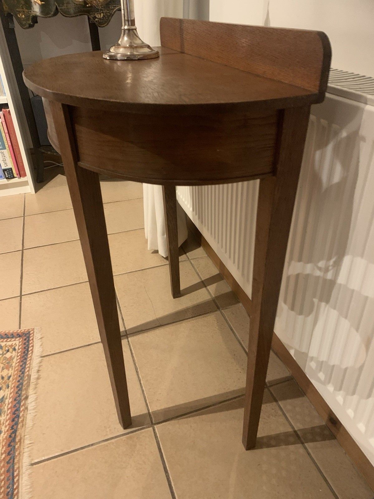 A  Petite 19th Century Demi Lune Side Or Hall Table. photo 225.0