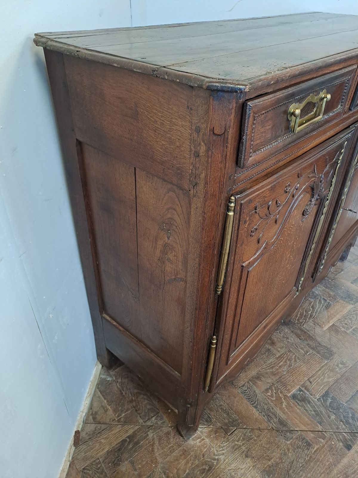 French Oak Dresser Base, 1800s photo 1250.0