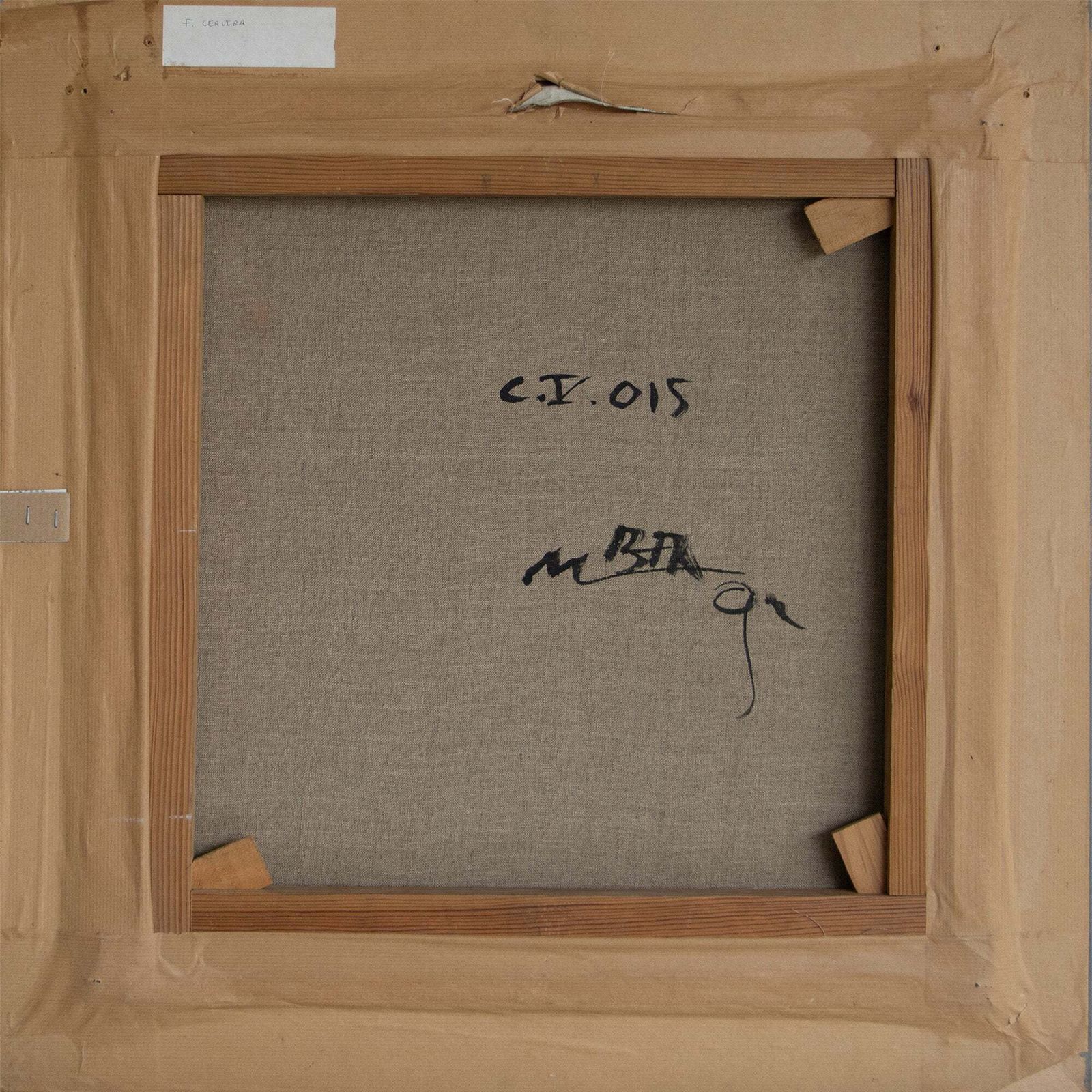Abstract Mixed Media Composition – Manuel Bea Cervera photo vinterior