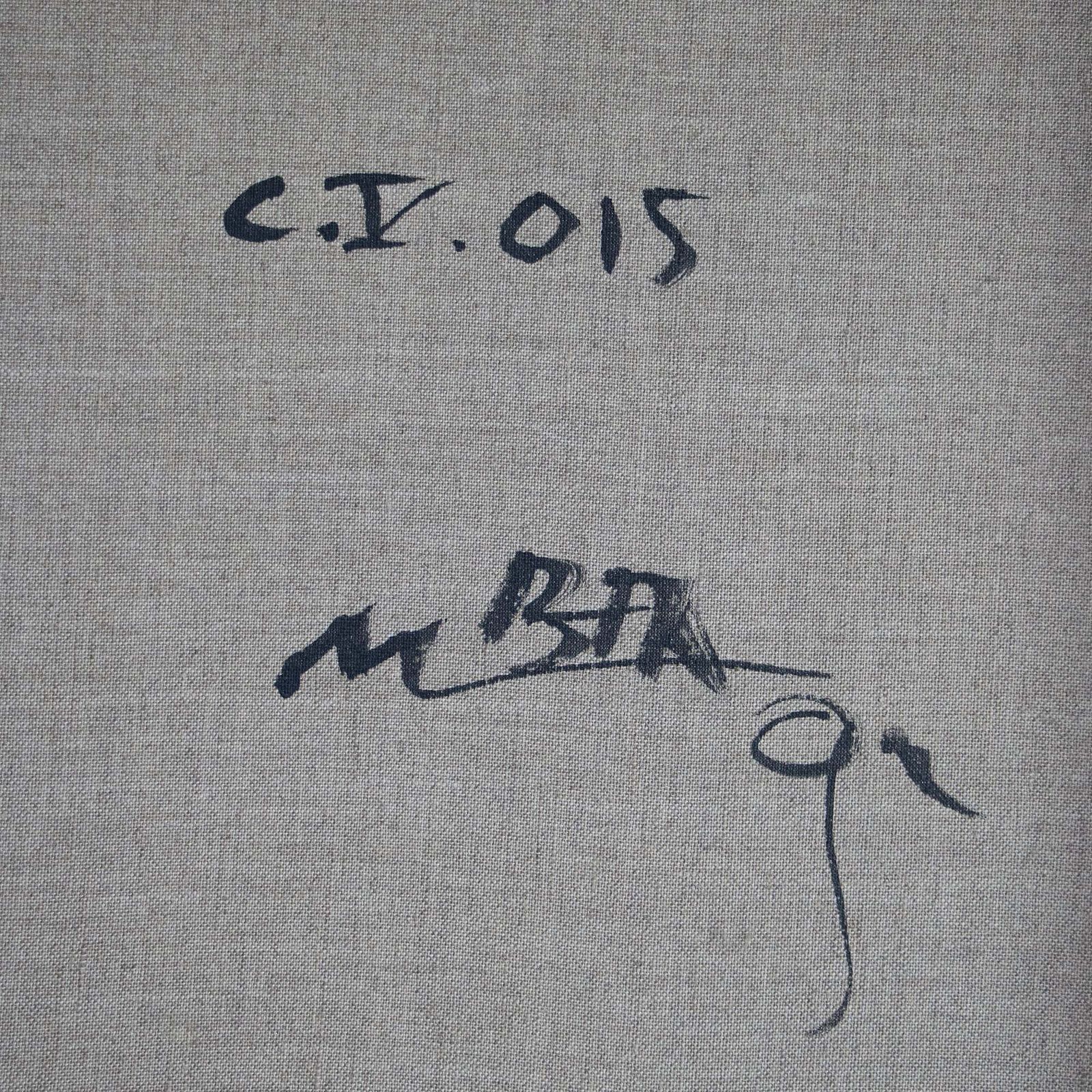 Abstract Mixed Media Composition – Manuel Bea Cervera photo vintage
