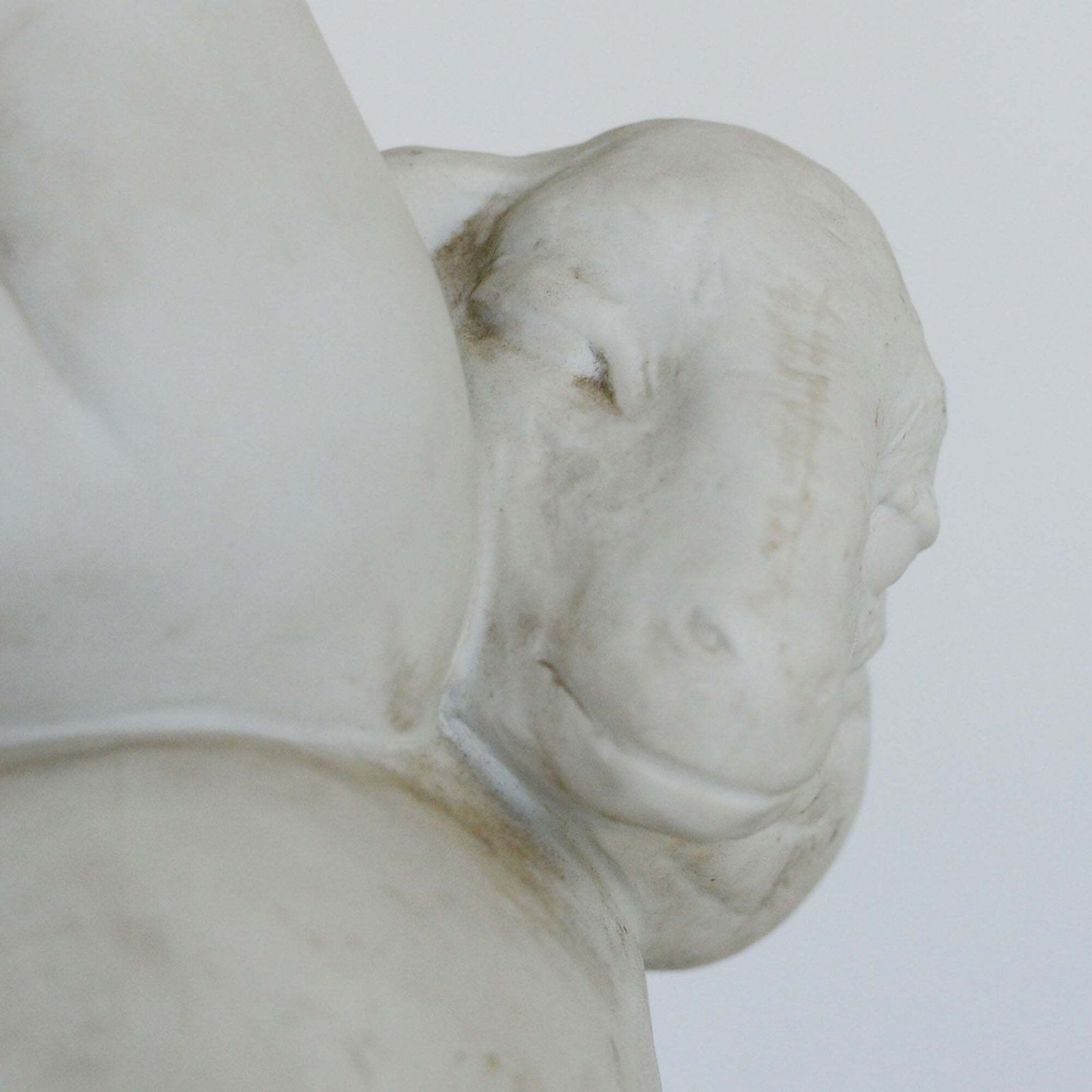 Meisje Met Lam – Parian Sculptuur – Gesigneerd photo buy