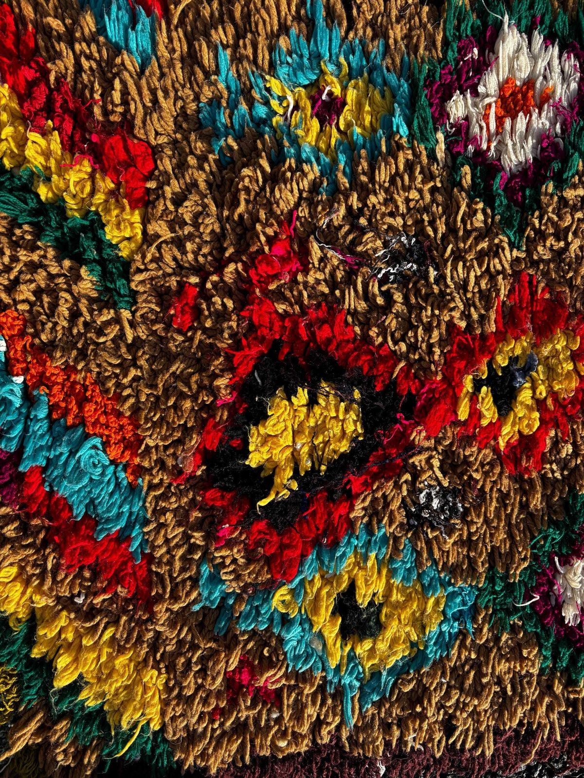 Vintage Azilal Hallway Rug 90x190 Cm – Moroccan Berber Rug From The 1980s – Handmade Wool – Unique Piece photo vintage