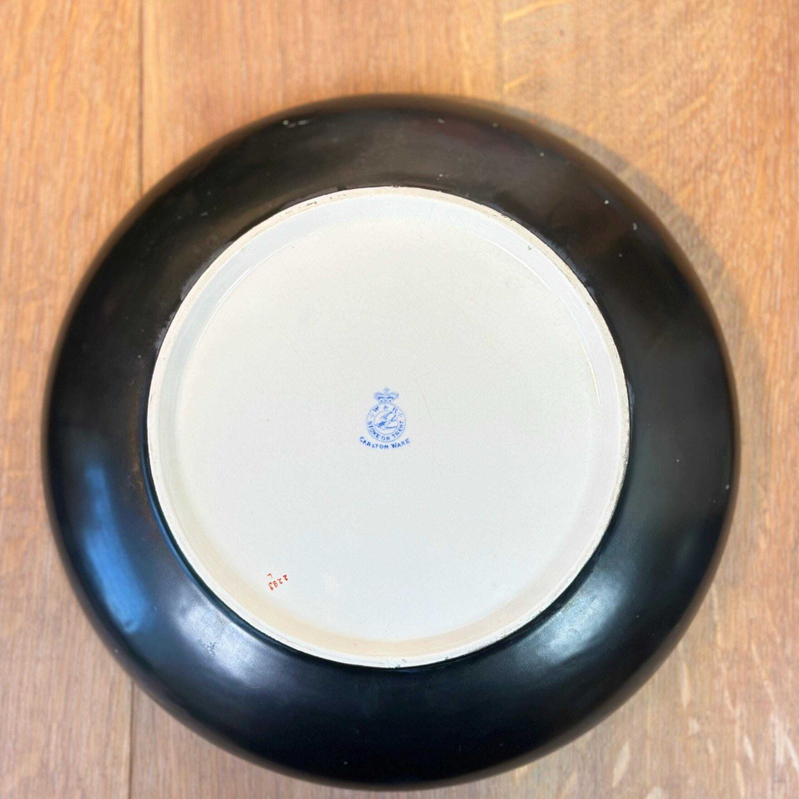 photo buy W&R Carlton Ware Cock Peony Bowl 31cm | 1920s Art Deco Chinoiserie Lustre Centrepiece