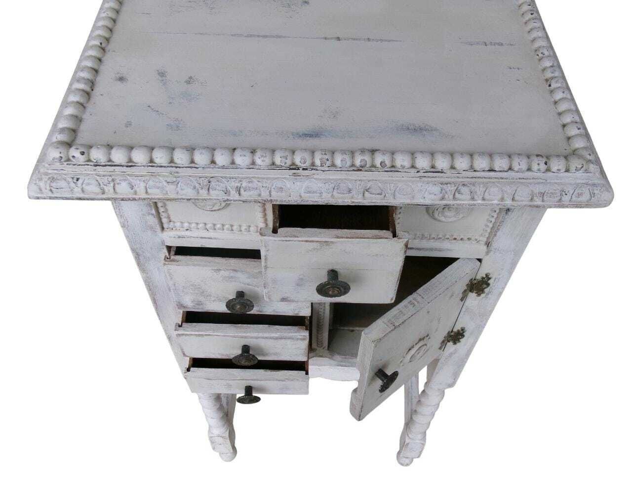 Antique Bijou Apothecary Cabinet, Shabby Chic Small Cupboard, Bedside Table, Oak Furniture photo 255.0
