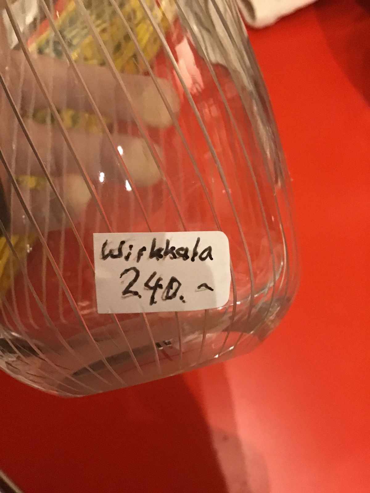 photo vinterior Tapio Wirkkala, Iittala, Engraved Glass Vase J1673, Finland, 50s