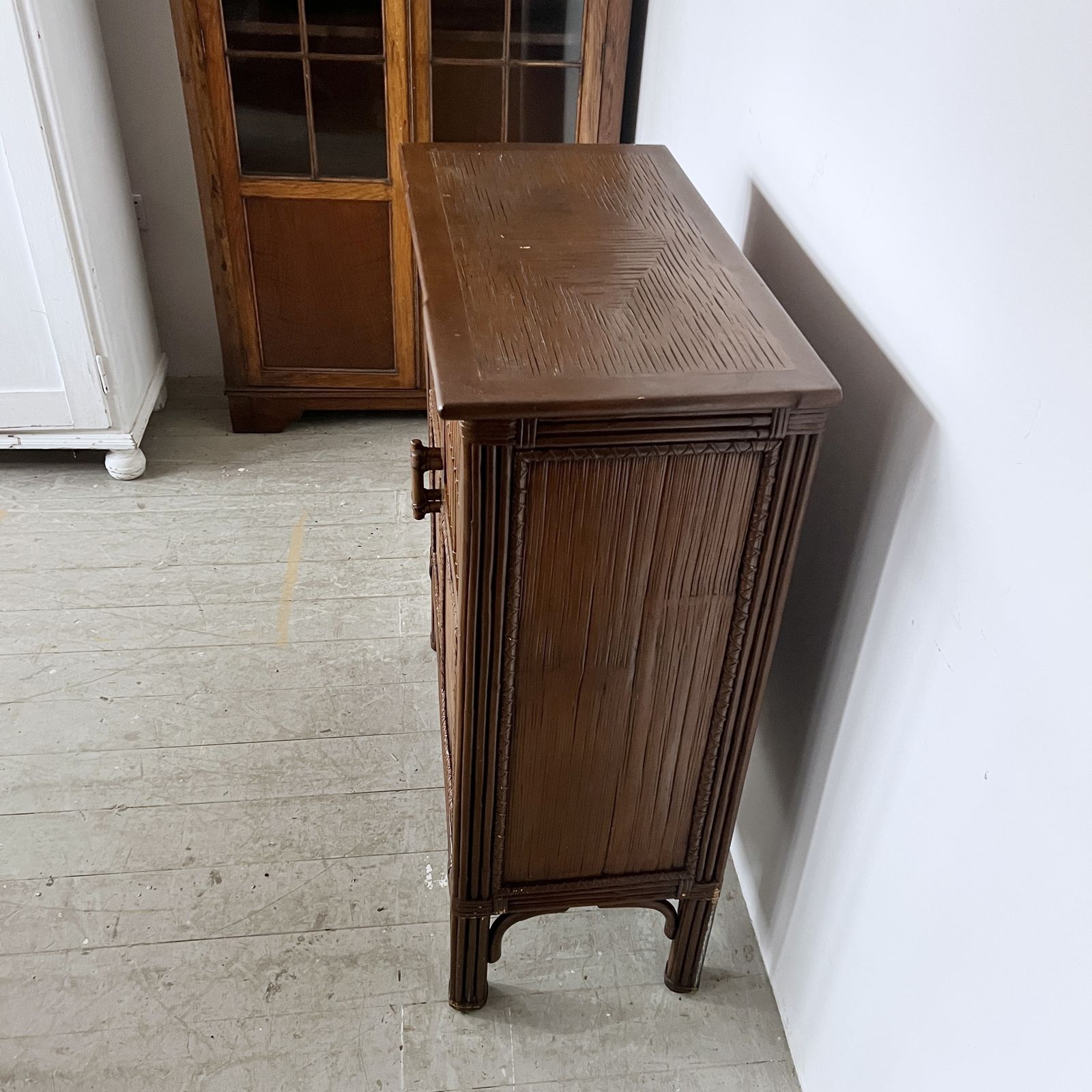 Antique Bamboo And Rattan Cabinet photo Furniture