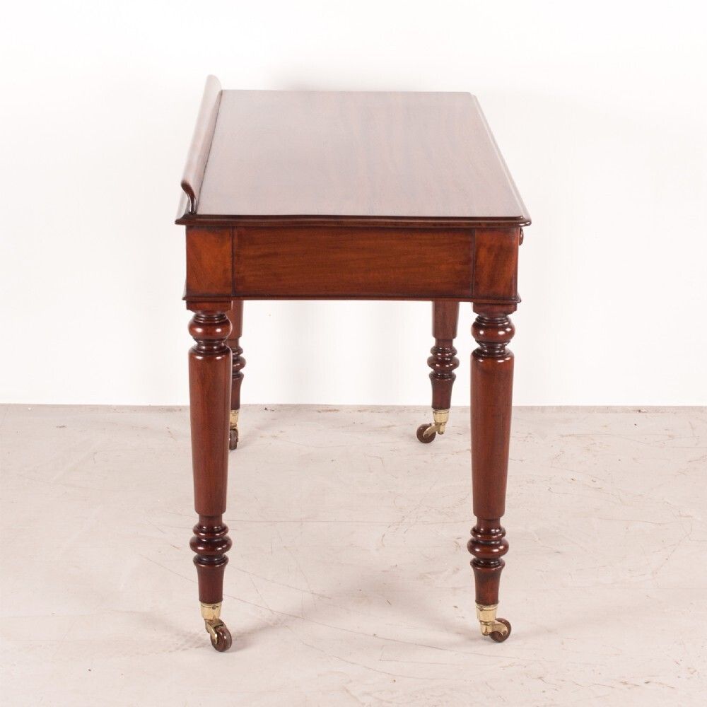 photo for sale Fine Quality 19thc Mahogany Two Drawer Side Table By W Williamson & Sons Of Guildford