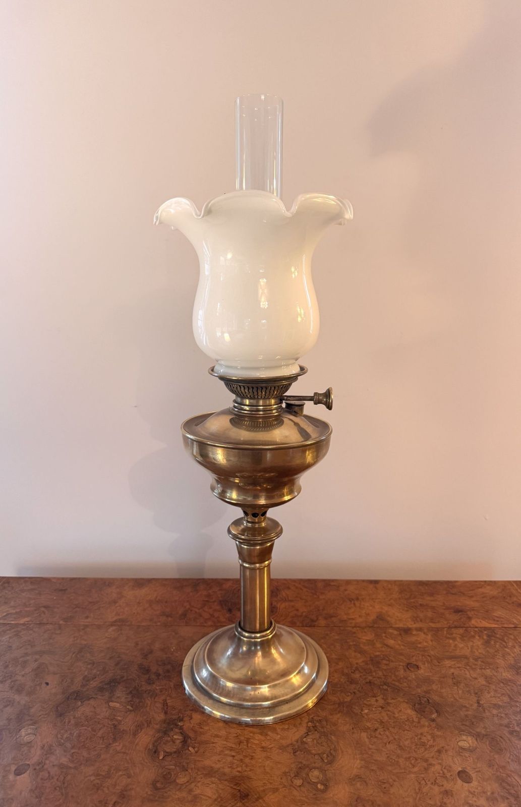 Pretty Antique Quality Oil Lamp photo buy