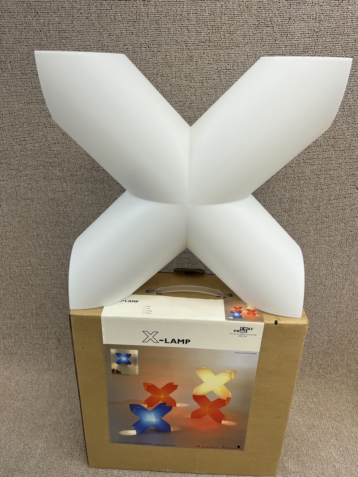 400.0 Brand New Cosi Come X Lamp  Protocol Paris Design Set Of 2 , Design 1990s photo