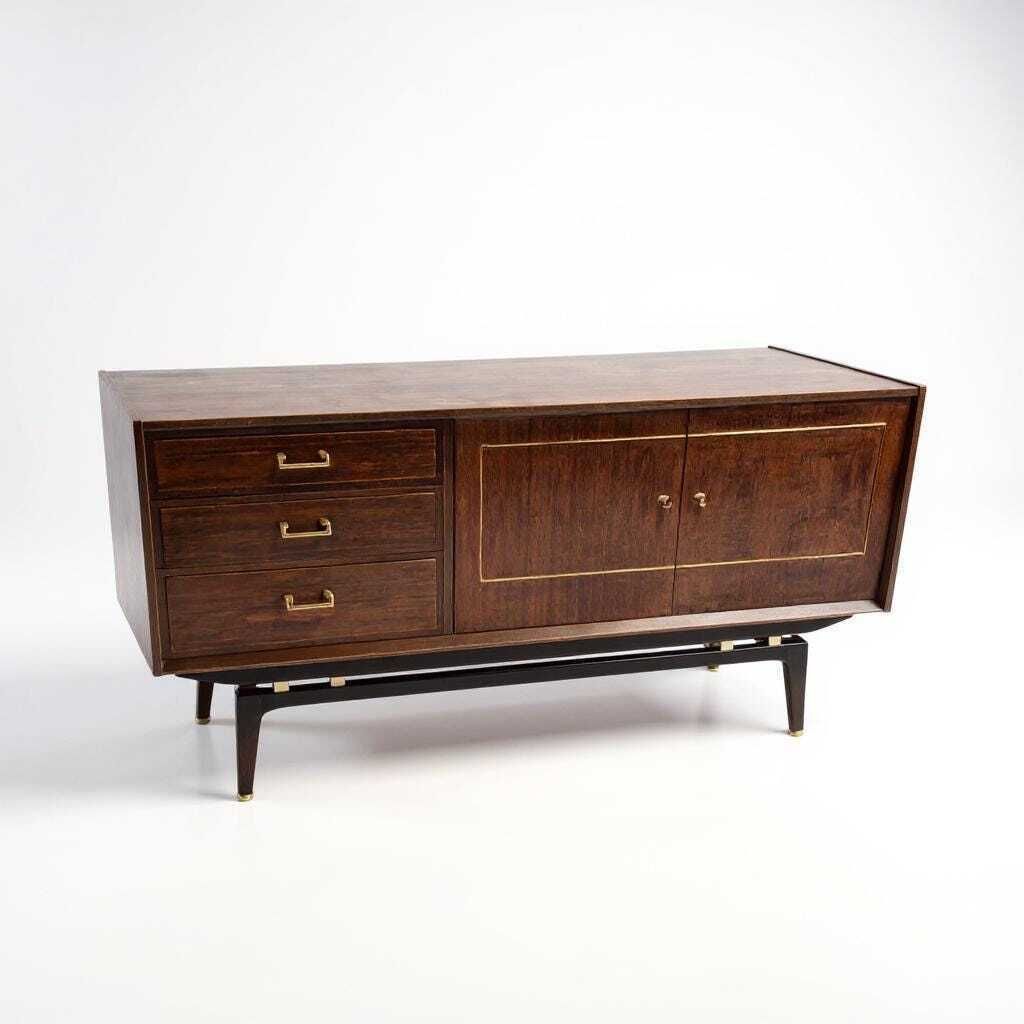Mid Century Nathan Sideboard | Vintage Teak & Mahogany Cabinet | Retro Storage Furniture | Upcycle Project