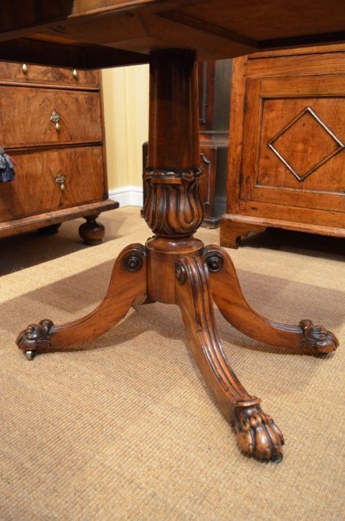 19th Century Regency Goncalo Alves Card Games Table In The Manner Of Gillows. photo furniture