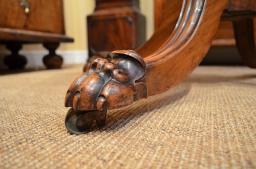 Furniture 19th Century Regency Goncalo Alves Card Games Table In The Manner Of Gillows. photo