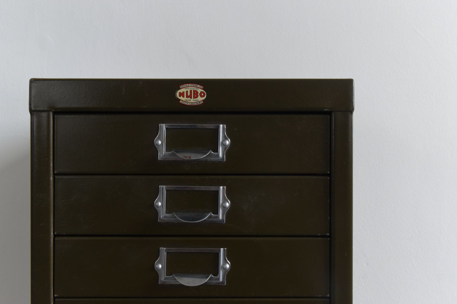 Industrial Green 15 Drawer Metal Filing Cabinet By Nubo photo Furniture
