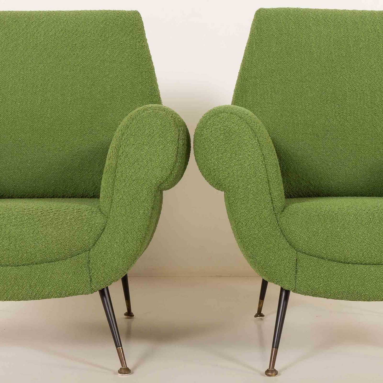 photo furniture Gigi Radice Attr To. Lounge Chairs, Set Of Two, 1960s