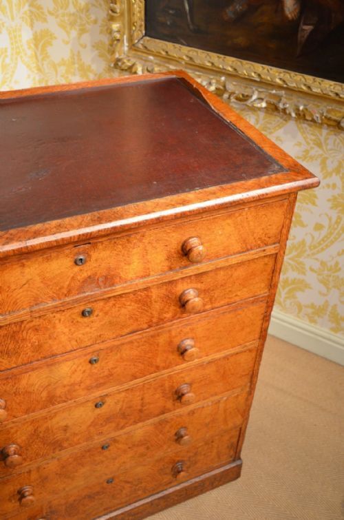 Wonderful Early 19th Century Pollard Oak Secretaire Chest With Fabulous Colour photo furniture