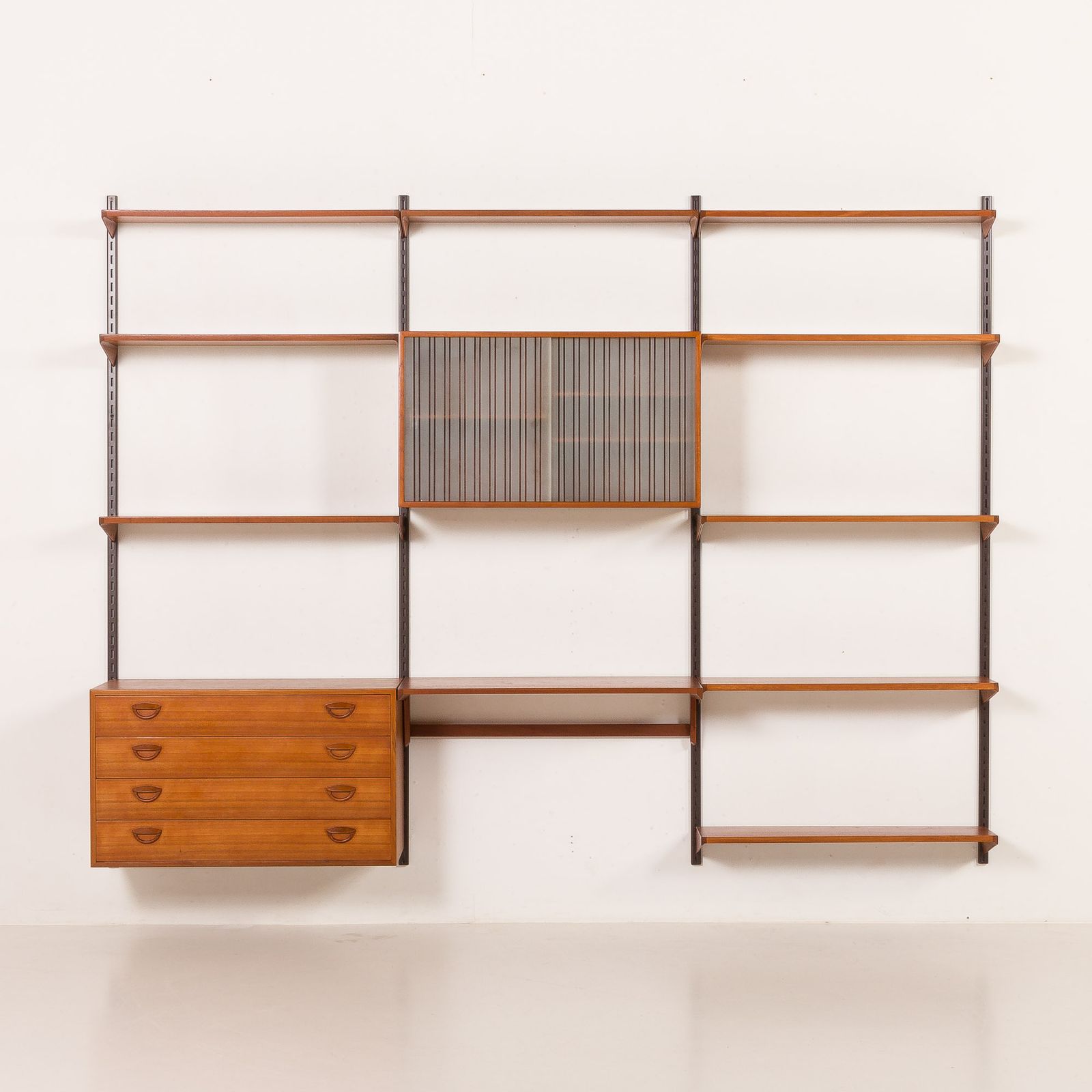 Kai Kristiansen Shelving Unit In Teak By Fm Mobler, Denmark, 1960s photo Furniture