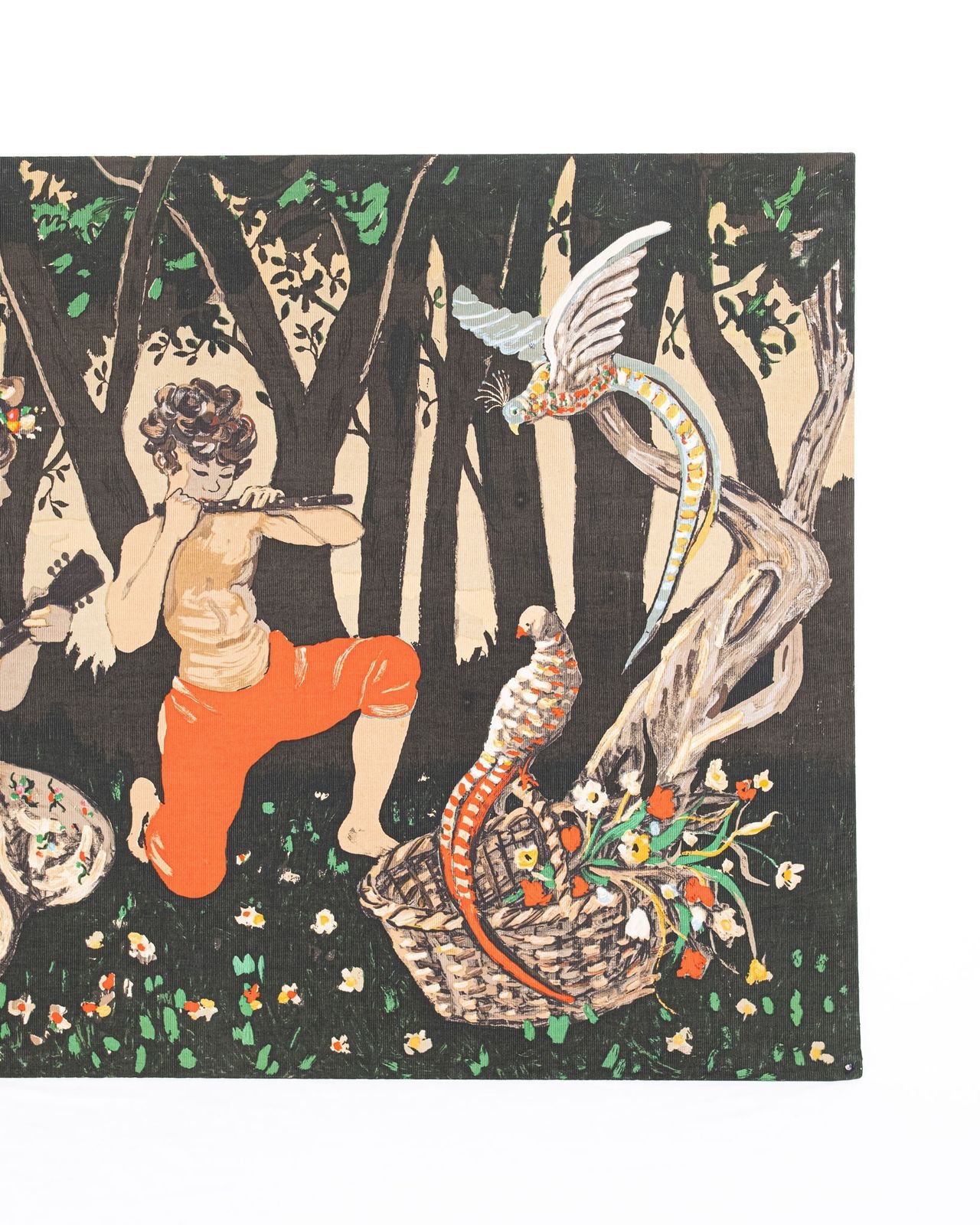 Spring Allegory Tapestry Printed On Canvas, After Marcel Dyf, France photo Art