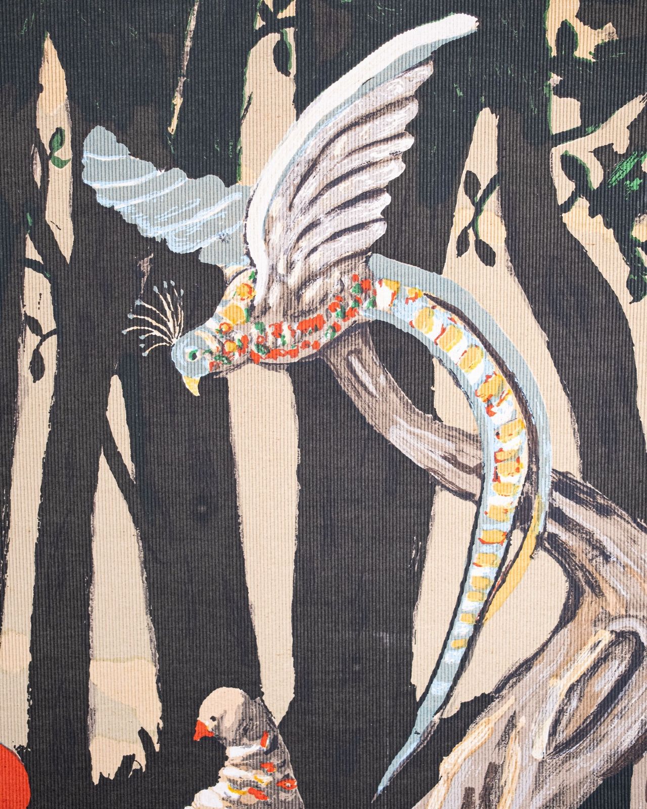 photo furniture Spring Allegory Tapestry Printed On Canvas, After Marcel Dyf, France