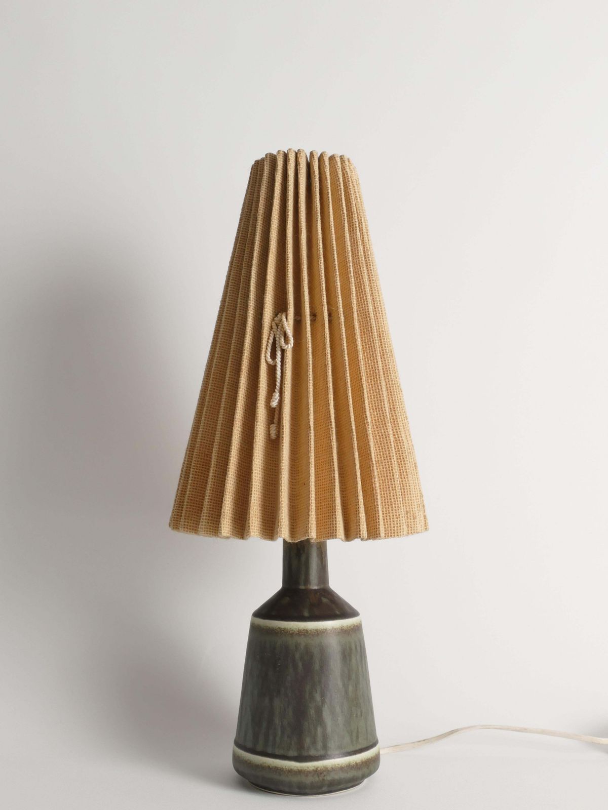 photo for sale Scandinavian Modern Stoneware Table Lamp, Desiree Stentøj, 1960s