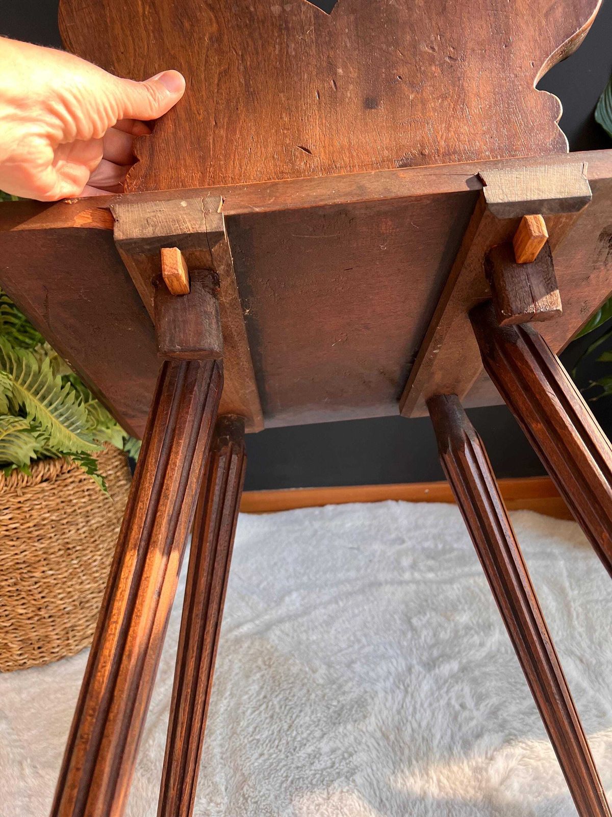 Antique Swiss Tyrolean Stabellen Chair With Coat Of Arms photo Furniture