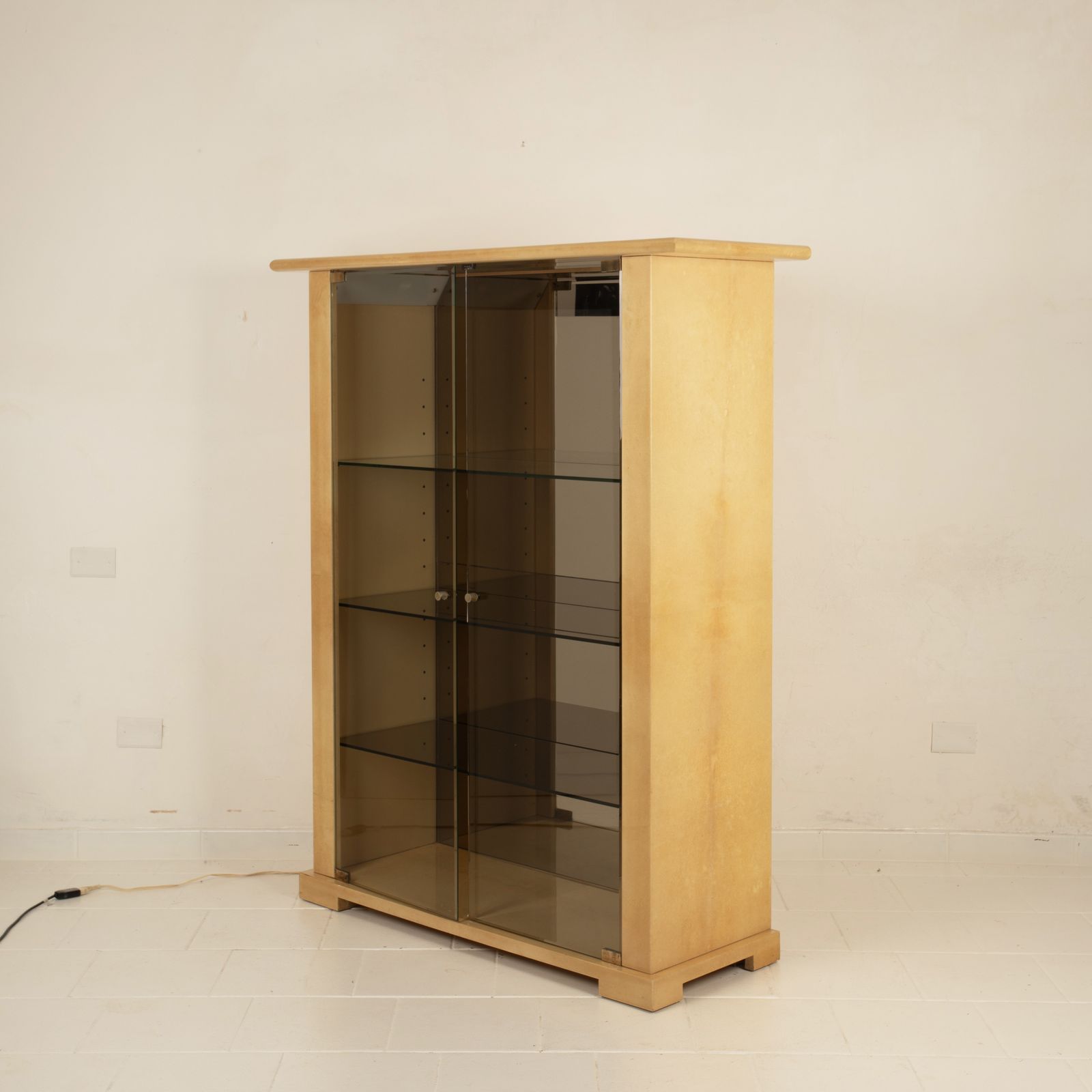 Parchment Cabinet By Aldo Tura For Tura Milano