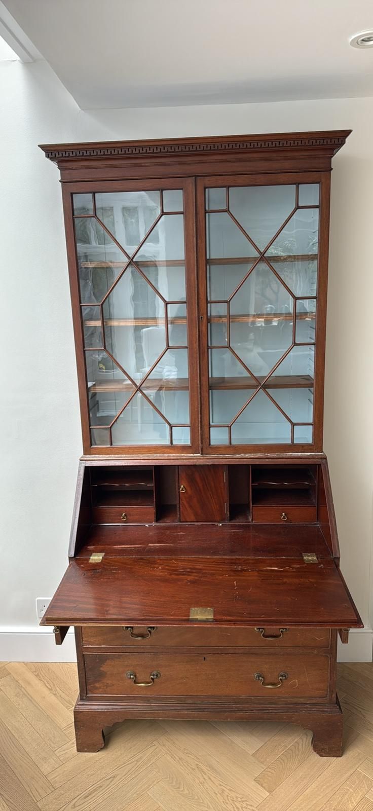 Antique Wooden Dresser Writing Desk photo furniture